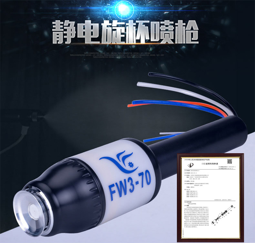 靜電旋杯噴槍整體構造專(zhuān)利號