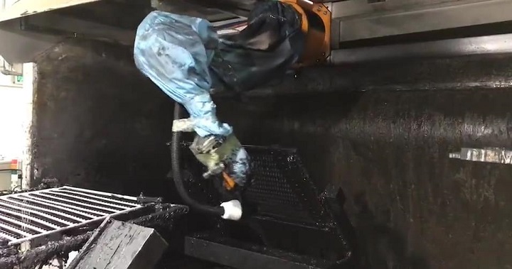 機器人手臂旋杯噴槍噴涂